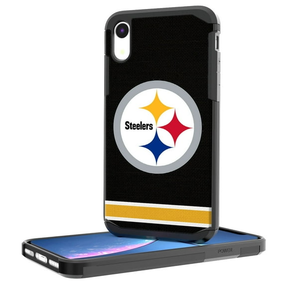 Pittsburgh Steelers iPhone Rugged Stripe Design Case