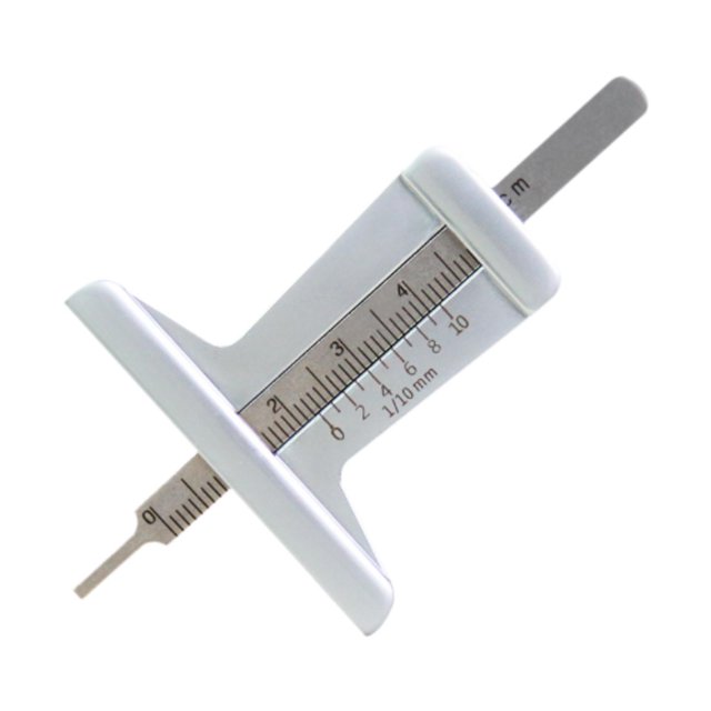 Medidor de profundidad de de rodadura de los neumáticos Herramienta de medición de de rodadura de los neumáticos del vehículo Dispos