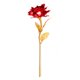 thumbnail image 2 of Billuyoard Flor de rosa chapada en oro de 24 quilates, regalo creativo para el día de la madre, día de San Valentín (rojo) Kits de decoración para fiestas Numero 5, 2 of 6