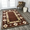 thumbnail image 4 of Rizzy Rugs Southwest Area Rug SU2014 Burgundy Blocks Cubes 2' 6" x 8' Rectangle, 4 of 4