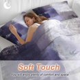 thumbnail image 5 of Purple Gray Bedding 3 Piece Duvet Cover Set Twin Size, Modern Oil Painted Art Abstract Geometric Soft Microfiber Comforter Cover with Zipper Closure & Pillowcases, Wrinkle & FadeResistant Quilt Cover, 5 of 9