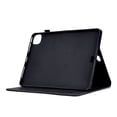 thumbnail image 2 of Case for iPad Pro 11" 2022/2021/2020/2018, for iPad Air 11" 2024 Case, Embossed Tree Pattern PU Leather Book Style Smart Auto Wake/Sleep Cover Card Slots Flip Stand Case for iPad Air 5/Air 4, Black, 2 of 9