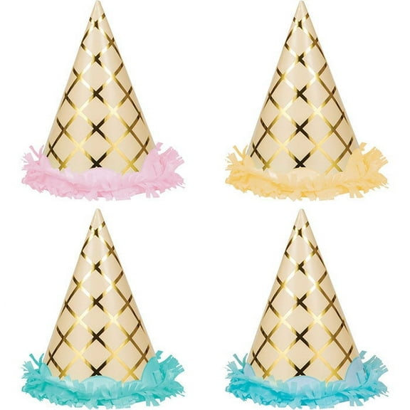 48/Case Bulk Ice Cream Party Party Hats