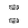 thumbnail image 1 of Cateissary Tamiz de harina de acero inoxidable para colar fácilmente la harina, tamiz de harina resistente y duradero, tamiz de harina de 25cm tamiz de harina 25cm 2Conjunto, 1 of 6