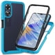thumbnail image 1 of For Oppo A17 4g Shockproof Pc+tpu Phone Case Transparent Phone Cover With Pet Screen Protector, 1 of 4