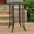 thumbnail image 2 of International Caravan Mandalay Iron Patio Pub Table in Antique Black, 2 of 2
