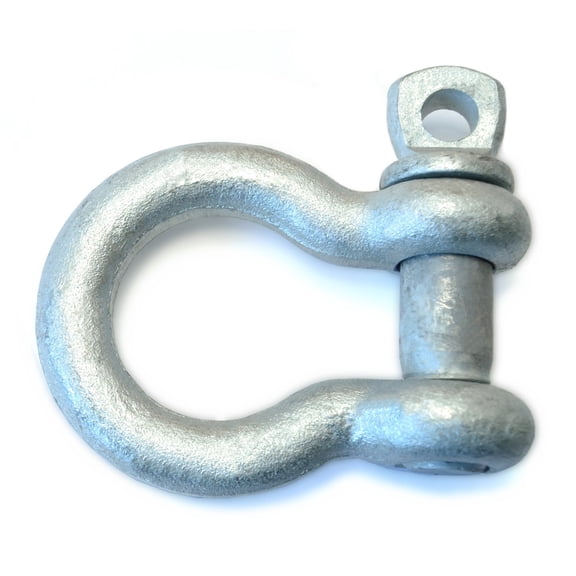 1/2" Galvanized Steel Screw Pin Anchor Shackle (1 pcs.)