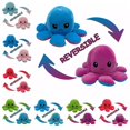 thumbnail image 2 of Double-sided Flip Octopus, Happy Sad, Angry, Stuffed Plush Doll Toy, 2 of 5