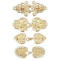 thumbnail image 5 of Milageto 4 Pieces Sweater Clips Alloy Cardigan Collar Clips for Dresses Women Costume Gold, 5 of 8