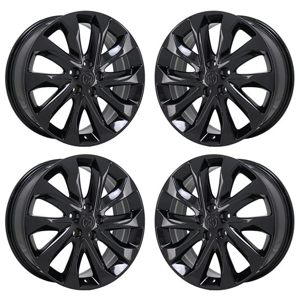 BUICK ENVISION 2016 2019 GLOSS BLACK Factory OEM Wheels Rims (Not