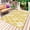 Yellow, variant on Yellow Geometric Outdoor Rug 3x5 Ft - Reversible Patio Rug Outdoor Camping Rugs, Morocco Modern Abstract Plaid Art Washable Indoor Outdoor Area Rugs, Non-Slip Outdoor Carpet Runner for Deck/Porch