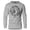 Sport Grey, variant on GYMISH Put Me Down Now Lightweight Long Sleeve Hooded T-Shirt for Men – Funny Gym Hoodie, Khaki, Small
