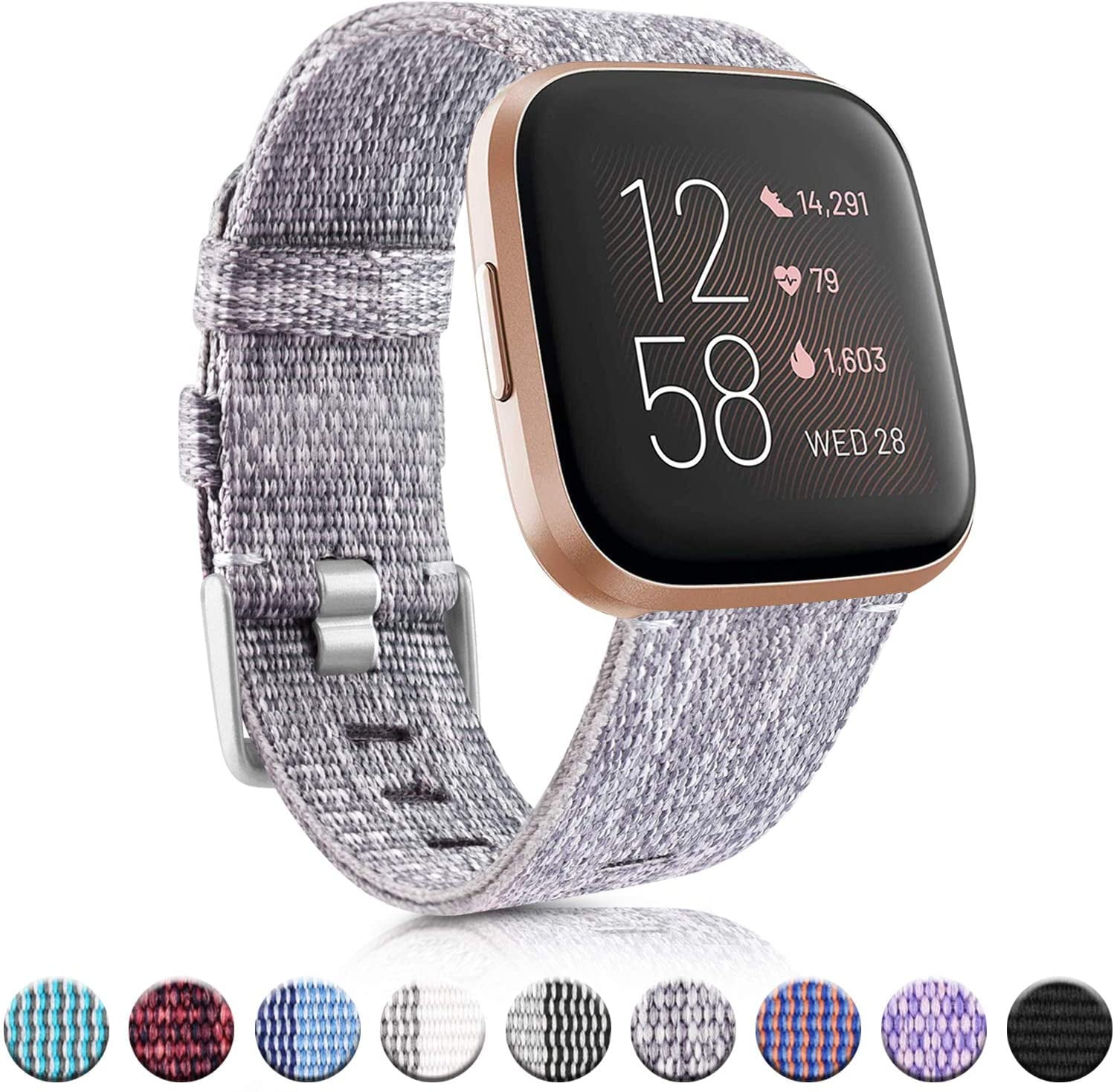 what is the fitbit versa band made of