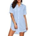 thumbnail image 2 of Shine Up Womens Swimsuit Cover Up Shirt Summer Cardigan Tops Bikini Beachwear Loose Beach Bathing Suit, 2 of 4