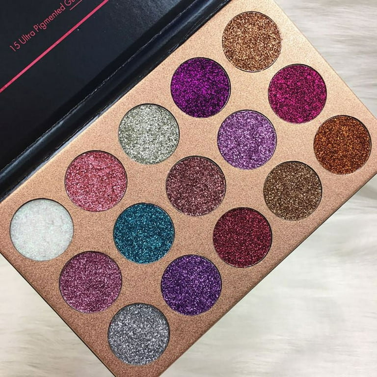Shimmer Eye Color Changeshadow Palette With Matte, Glitter, Diamond,  Metallic, And Holographic Shadows Pigment For Shiny Eye Color Change Makeup  From Harvestery, $7.63
