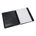 "Staples Arc Customizable Leather Notebook, Black, 63/4"" x 83/4"", Each"