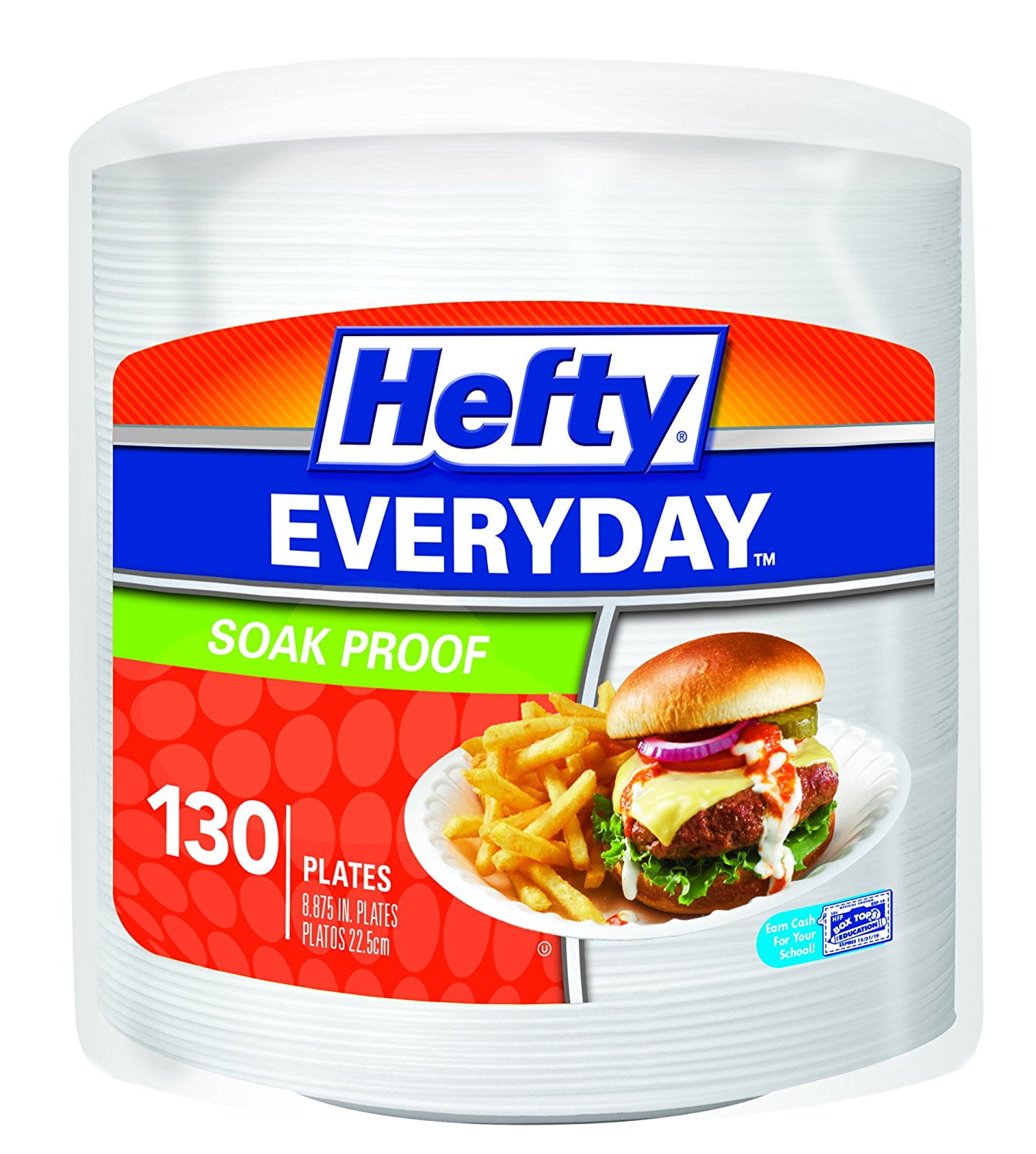White Hefty Everyday 9 Inch Foam Plates 45 Count
