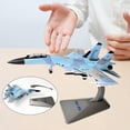 thumbnail image 1 of Maqueta de avión SU35 a escala 1/144, mini avión de colección, regalo, centro de mesa, modelo de exhibición de avión, decoración de escritorio para, 1 of 8