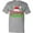 AC-Heather Grey, variant on Granny Claus with Christmas Santa Hat and Snowflakes T-Shirt