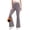 Gray, variant on Usaibhir Girls Fleece Lined Leggings Winter Flare Leggings Casual Warm Bell Bottom Pants for Girls 5-12T