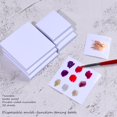 thumbnail image 3 of Papel de pegamento tintado desechable, paletas de tonificación de uñas, resistente al agua, herramienta de pintura de Gel UV, bandeja de mezcla de colores de esmalte de uñas, 50 unidades, 3 of 4
