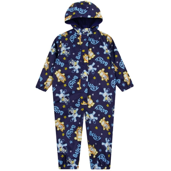 Bluey And Bingo Boys Puddle Suit Blue Sizes 2T To 8