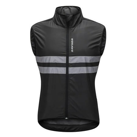 Wosawe Sleeveless Cycling Jersey Windproof Breathable MTB Bike Riding Top Sports Jacket for Men and Women