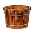 thumbnail image 1 of Lavabo de madera para pies con doble asa, cómodo y alto, para pedicura L, 1 of 9