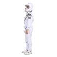 thumbnail image 3 of Traje espacial de astronauta para niños, mono, disfraz escolar de astronauta, ropa con capucha blanca de fantasía espacial, 3 of 5