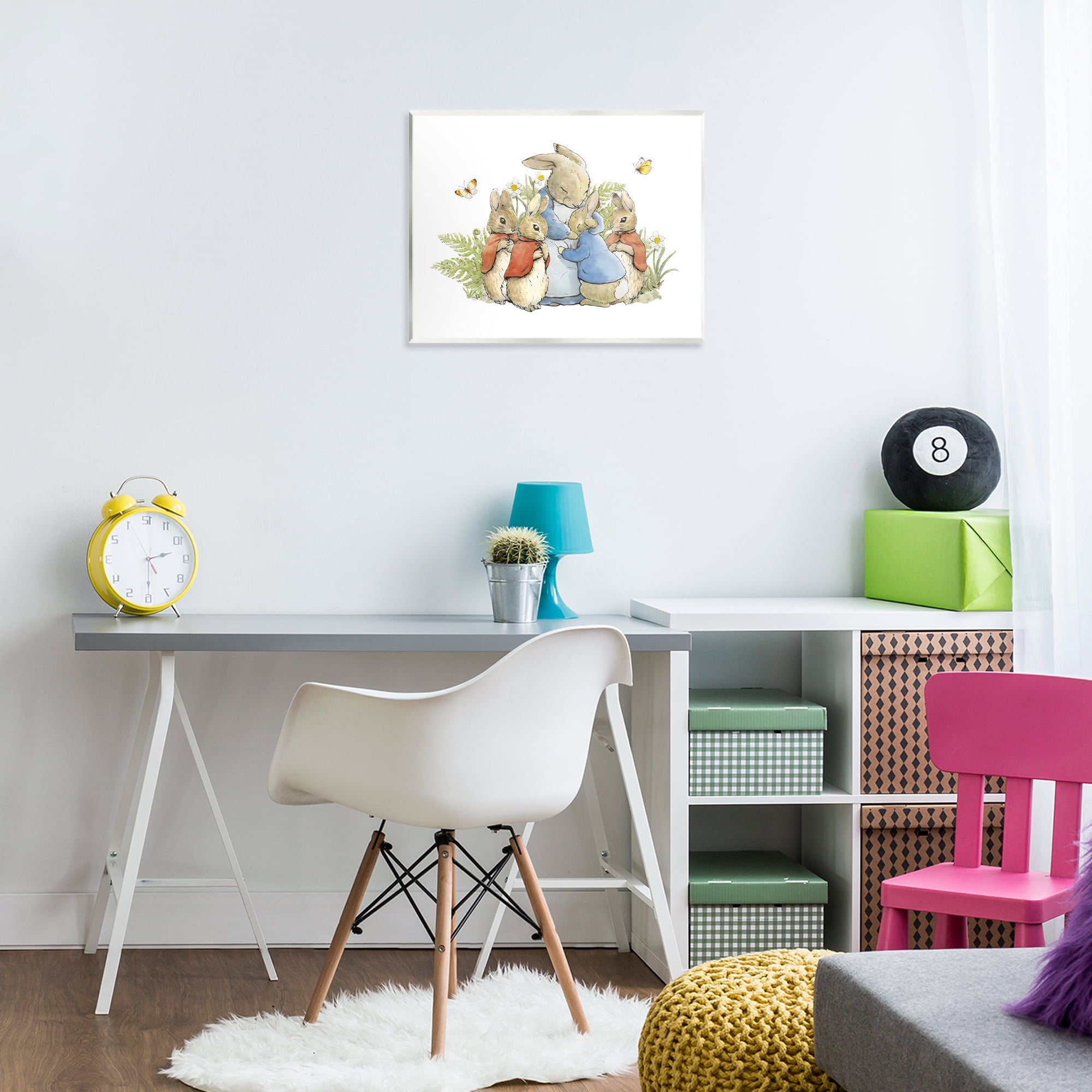 Stupell Industries Hugging Mother Rabbit Wall Plaque Art, design by Arlington Prints