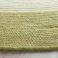 thumbnail image 3 of SAFAVIEH Braided Lars Geometric Reversible Area Rug, Green/Ivory, 5' x 5' Round, 3 of 11