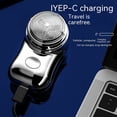 thumbnail image 5 of Afeitadora eléctrica portátil para hombres, Mini maquinilla de afeitar recargable mejorada, uso fácil con un solo botón, adecuada para el hogar, viajes en coche, Navidad, 5 of 5