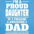 thumbnail image 3 of CafePress - I'm A Proud Daughter Of A Freaking Awesome Dad T S - Women's Traditional Fit Dark T-Shirt, 3 of 4