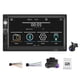 thumbnail image 1 of Sidaley Metal Auto MP5 Estéreo de 7 pulgadas compatible con Bluetooth 4.3 Pantalla táctil 1024x600 Control remoto Radio inalámbrica Música Combinaciones de reproductor de DVD/TV para coche Sidaley VI016978-00B, 1 of 6