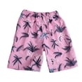thumbnail image 5 of XINPING Men's Swim Trunks 9" with Pockets Quick Dry Printed Bathing Suit Built-in Board Shorts Beach Swimwear Pool Shorts, 5 of 5