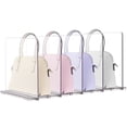 thumbnail image 1 of Purse Organizer, Transparent Closet Shelf Divider, Detachable Handbag Storage Organizer, Clear Purse Display Stand, Shelf Storage Solution for Bags Wallets Books Cosmetics, 1 of 8