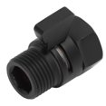 thumbnail image 3 of G1/2 Stop Valve, Brass Water Control Valve, Black Shower Head, Spray Faucet for Home Bathroom, 3 of 4
