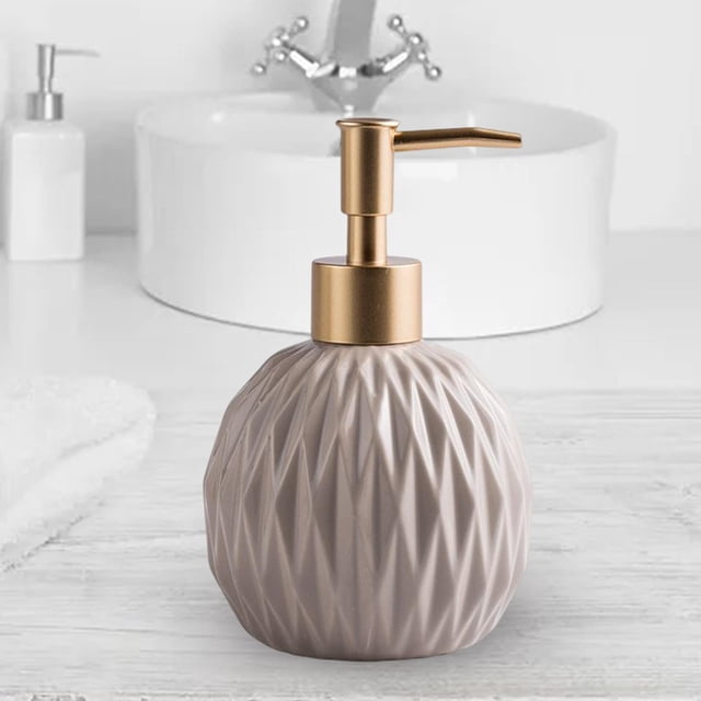 de jabón, bomba manual, botella desinfectante de manos, botella de loción reutilizable elegante para decoración de baño, suministro Macarena botella dispensadora de jabón