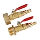 thumbnail image 5 of 2 adaptadores de latón para invernar con rosca interna y externa de 3/4 Adaptador rápido de latón, 5 of 10