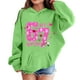 thumbnail image 2 of 67 Niños con capucha Niñas 6 7 Meme Sudadera cómoda manga larga Suéteres divertidos 6 7 Número impreso Novedad manga larga con capucha Suéter de moda cómodo once once hoodie (verde,3-4 años), 2 of 4