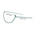 thumbnail image 2 of LPSSTORE Support Semi Circle 25 x 40 cm Metal Garden Ring Cage Suitable For Vegetables, 2 of 8