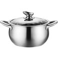 thumbnail image 1 of Four avec Couvercle, casserole, Marmite en Acier Inoxydable, mini casserole-20cm, 1 of 1