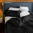 thumbnail image 1 of Juego de Fundas para Duvet Rebeca Koala Microfibra Ultra suave Matrimonial/Queen Negro, 1 of 5