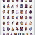 thumbnail image 4 of 35pcs-50pcs Halloween Stickers Stationery Stickers Ghost Decals Funny Stickers for Suitcase Fridge Laptop, 4 of 9
