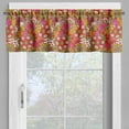 thumbnail image 2 of Ambesonne Colorful Window Valance, Floral Vibrant Art, 54" X 18", Multicolor, 2 of 5