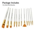 thumbnail image 7 of EEEkit Miniature Detail Nylon Hair Art Brushes (12 Pieces), 7 of 7