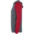 thumbnail image 4 of Holloway Sportswear XL Echo Hoodie Graphite Heather/Scarlet 222539, 4 of 4