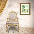 thumbnail image 3 of Vision Studio 26x32 Gold Ornate Wood Framed with Double Matting Museum Art Print Titled - Leaf Impressions I, 3 of 4