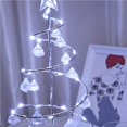 thumbnail image 3 of Toystoory Árbol de Navidad Decoración de cristal Lámpara romántica Luces Delicadas Lámparas decorativas multifuncionales Regalo para el Kits de decoración para fiestas Plata, 3 of 6