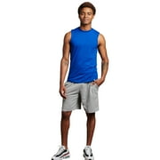 Russell Athletic Men's and Big Men's 9-10 Cotton Shorts with Pockets and Adjustable Waist, Sizes S-4XL